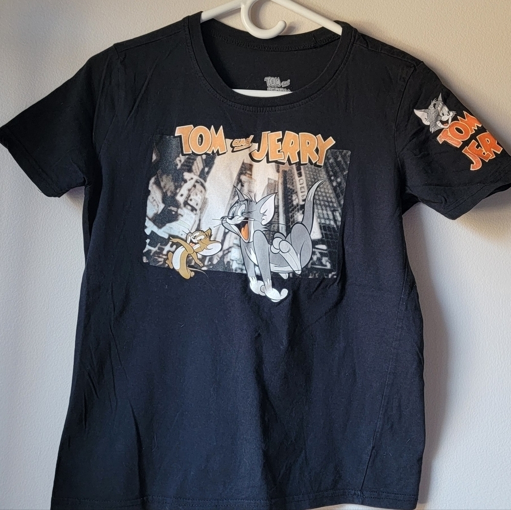 Tom and Jerry Kids Graphic Tee - Black